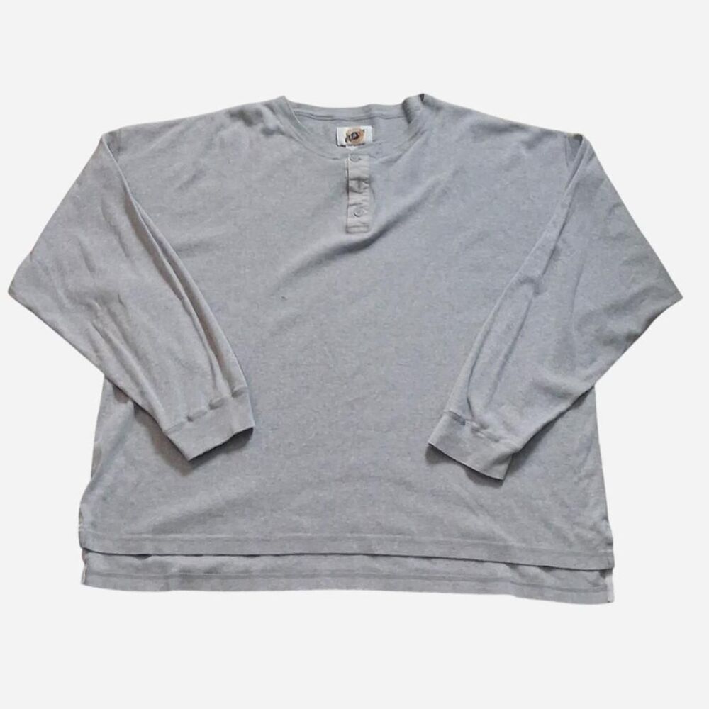 Unbranded Men's Grey and Blue Shirt